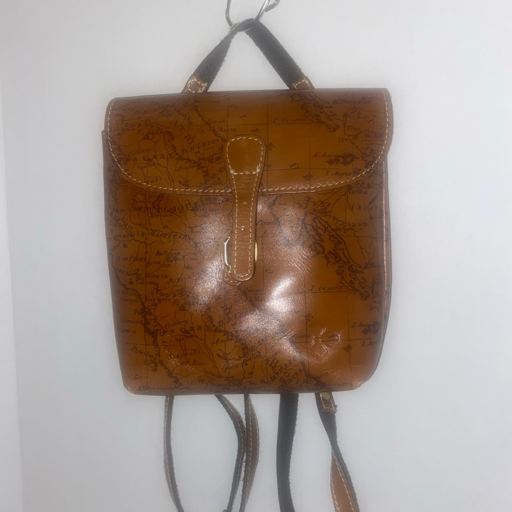 Patricia Nash Brown small backpack bag